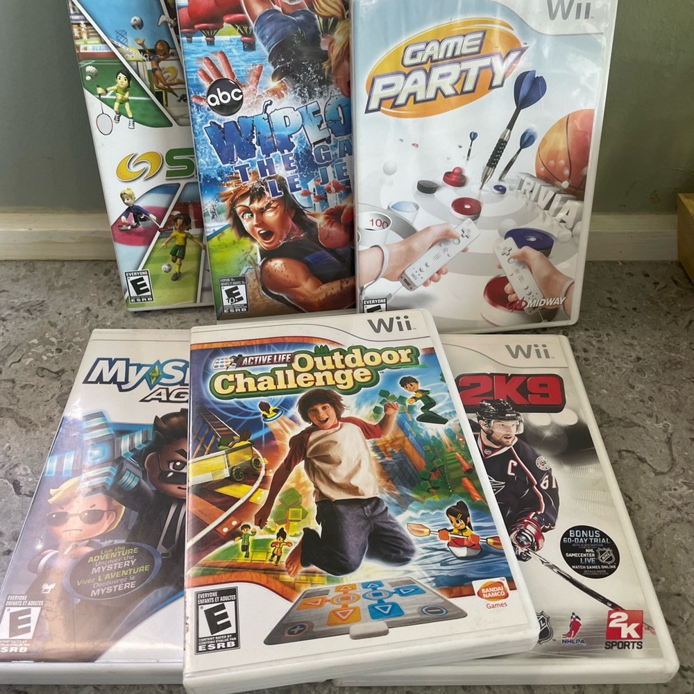 6 Nintendo Wii Games